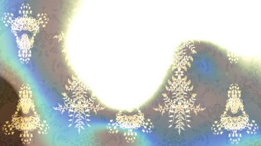 Raster Noel soyut renkli arka plan ve tatlı kar tanesi. Farklı kar taneleri toplayıcısı, beyaz, gri ve nötr renklerde kış elementleri..