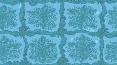 Renkli unsurlarla hareketli arka plan görüntüleri. Çiçekler. Eski model. Bayrak tarzı. Video kaydı. Şablon. Döngü. Kusursuz..