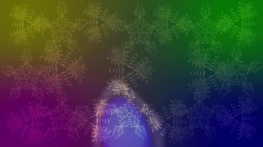 Renkli unsurlarla hareketli arka plan görüntüleri. Çiçekler. Eski model. Bayrak tarzı. Video kaydı. Şablon. Döngü. Kusursuz..