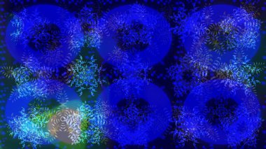 Meteoroloji buz koleksiyonu. Raster illüstrasyonu. Xmas Frost kar taneleri izole edilmiş siluet sembolü. Kar tanesi raster arka planı. Kış mavisi, siyah ve gri Noel Karlar düz kristal element