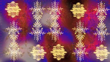 Elle çizilmiş antistress kar tanesi. Kapak, poster, tişört ya da dövme için şablon. Kış boyama sayfaları yetişkin Sanat Terapisi için. Raster illüstrasyon.