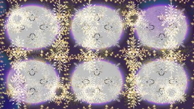 Küçük çiçekli yay deseni çiz. Raster illüstrasyonu. Suluboya stilinde nötr, gri ve mor renkler üzerine.