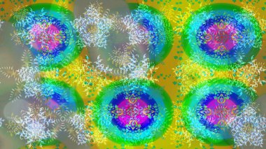 Raster illüstrasyonu. Kar taneli desen. Raster Noel soyut renkli arkaplan ve düşen kar tanesi..