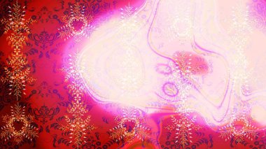 Kar Tanesi Simgesi. Kar Tanesi Raster illüstrasyonu. Tarafsız, kırmızı ve pembe renklerde izole edilmiş. Kış kar taneleri.