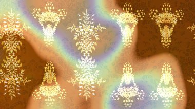 Noel kar taneleri ile arka plan. Raster resim. Raster Noel renkli arka plan ile sevimli kar tanesi. Kış arka plan.