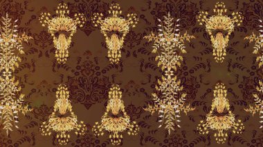 Raster Noel soyut renkli arka plan ve tatlı kar tanesi. Raster illüstrasyonu. Kahverengi, nötr ve bej renkli kar taneleri.