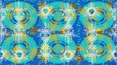 Renkli arka planda güzel kar taneleri. Kar tanesi ikonu, izole edilmiş. Düz dizayn. Raster illüstrasyonu.