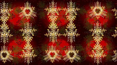 Raster Noel soyut renkli arka plan ve düşen kar tanesi. Raster illüstrasyonu. Kış soyut geçmişi. Kar taneli Noel arkaplanı.