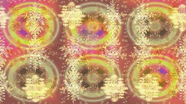 Dekorasyon kış kar ikonları. Kar Taneleri Raster illüstrasyonu. Raster Noel soyut renkli arkaplan ve düşen kar tanesi.