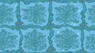 Renkli unsurlarla hareketli arka plan görüntüleri. Çiçekler. Eski model. Bayrak tarzı. Video kaydı. Şablon. Döngü. Kusursuz..