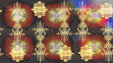 Son moda kar taneleri ve elementler onun kartlarını gösteriyor. Retro stil dokusu, şablon kış elementleri. Modern tasarım posteri, kapak, kahverengi, gri ve nötr renkli kart tasarımı. Kar taneleri tasarımı.