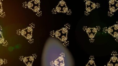 Renkli unsurlarla hareketli arka plan görüntüleri. Çiçekler. Eski model. Bayrak tarzı. Video kaydı. Şablon. Döngü. Kusursuz..