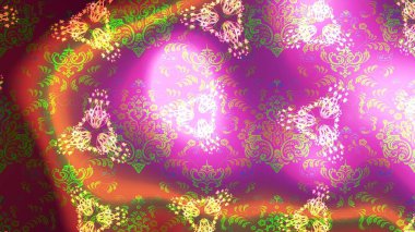 Üzerinde pembe, mor ve kahverengi renkler olan çiçek desenleri. Suluboya tarzında pembe, mor ve kahverengi renkte çiçekler.