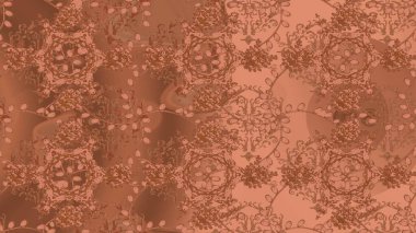 Kızılderili desenli desenli desenli şal deseni. Etnik Mandala süsü. Raster Henna dövme stili. Tekstil, tebrik kartı, boyama kitabı, telefon kılıfı baskısı için kullanılabilir.
