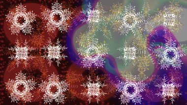 Tarafsız, gri ve kahverengi renkli, altın elementli klasik eskiz deseni. Raster illüstrasyonu.