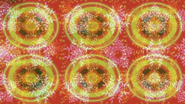 Kar Tanesi Mozaik ikonu. Düz dizayn. Raster illüstrasyonu. Turuncu, sarı ve kahverengi siluet kar tanesi işareti. Grafiksel element dekorasyonu. Sembol kışı, donmuş, Noel, yeni yıl tatili.