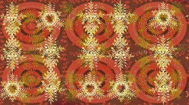 Raster tasarımı. Grafiksel element dekorasyonu. Sembol kışı, donmuş, Noel, yeni yıl tatili. Düz dizayn. Siluet kar taneleri tabelası izole edilmiş kahverengi, turuncu ve pembe renkler. Kar Tanesi mozaik simgesi.