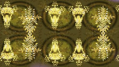 Yeni yıl dekoratif kar taneleri arka plan. Kışın kar karalamalar pul. El Noel Raster çizilen illüstrasyon.