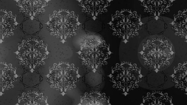 Gri, siyah ve kahverengi renklerde zarif çiçek buketi suluboya. Renkli Bahar Temalı Kusursuz Arkaplan. Düz Çiçek Elementleri Tasarımı. Raster illüstrasyonu.