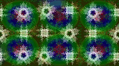 Renkli arka planda güzel kar taneleri. Düz dizayn. Kar tanesi ikonu, izole edilmiş. Raster illüstrasyonu.