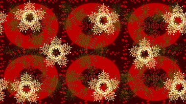 Lace Snowflakes 'in etnik kökü. Raster illüstrasyonu. Stilize Çiçekler. Mandalas 'ın dekoratif dokusu. Kumaş veya Duvar Kağıdı Tasarımı. Tekstil için Lacy Fashion Print. Halk Biçimi.