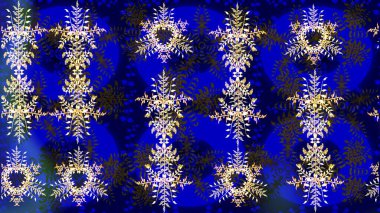 Raster resim. Christmas dekorasyon kar kar tanesi. Noel şenlikli arka plan.