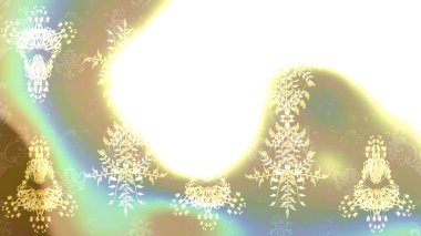 Soyut kış beyazı, nötr ve bej süsü. Güzel kar tanesi. Yuvarlak raster kar tanesi. Raster illüstrasyonu. Renkli arka planda izole tatlı kar taneleri.