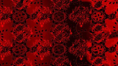 Suluboya kusursuz desen. Çiçek izi. Suluboya tarzında kırmızı, siyah ve kahverengi renkte çiçekler.