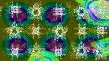 Kar Taneleri Raster illüstrasyonu. Dekorasyon kış kar ikonları. Raster Noel soyut renkli arkaplan ve düşen kar tanesi.