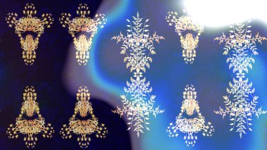 Parlak elementlerin. Çizim çiçek deseni duvar kağıdı, web sitesi arka planı, ambalaj kağıdı, davetiye, broşür, afiş veya web sitesi için kullanılabilir. El çizimi Raster illüstrasyonu.