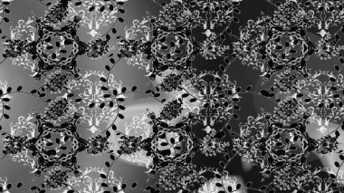 Tomurcukları çiçek olan sevimli bir çiçek deseni. Kusursuz bir geçmişi var. Raster illüstrasyonu. Kumaş, tekstil, duvar kağıdı baskısı için. Eski usul. Raster..