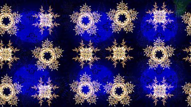 Raster illüstrasyonu. Kar taneleri koleksiyonu. Güzel bir kış süsü. Siyah, mavi ve nötr kar tanelerinden izole edilmiş..