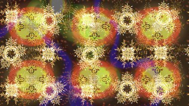 Retro tarzı, kış elementleri. Modern soyut tasarım posteri, kapak, renkli kart tasarımı. Son moda kar taneleri ve elementler onun kartlarını gösteriyor. Kar taneleri tasarımı.