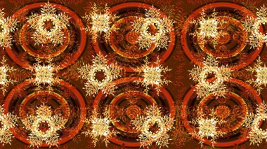 Raster Noel soyut renkli arka plan ve düşen kar tanesi. Noel süslemeleri ve Noel süslemeleri.