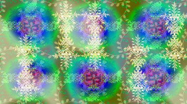 Raster skeci. Kartpostal için sevimli, basit raster kar taneleri ve tekstil için poster tasarımı, ambalaj kağıdı, el yapımı Noel tarzı kış arkaplanları. Kış karalamaları el çizimi kar tanesi.