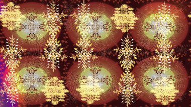 Raster illüstrasyonu. Raster Noel soyut renkli arka plan ve tatlı kar tanesi. Kar taneli Noel arkaplanı. Kış soyut arkaplanı.