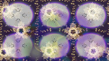 Kar tanesi kışı, mor, nötr ve gri renklerde izole edilir. Violet, nötr ve gri ikon silueti. Raster illüstrasyonu. Noel tasarımı için. Yeni yıl tabelası. Kutlamanın sembolü.