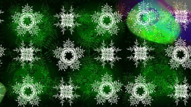 Meteoroloji buz koleksiyonu. Kış Noel 'inde kar bembeyaz kristal element. Xmas Frost kar taneleri izole edilmiş siluet sembolü. Kar Tanesi raster simgesi arka plan yeşil, siyah ve mavi renk. Raster..