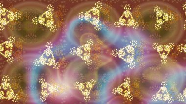 Noel süsleri ve Noel süsleri. Raster Noel soyut renkli arkaplan ve düşen kar tanesi.