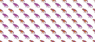 Renkli kertenkele benzeri dinozorlar paketleme ya da giydirme için. Dinozorlarla birlikte geometrik kusursuz desen. Saurischian dinozorları.