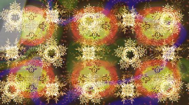 El yapımı stres önleyici kar tanesi. Örtü, poster, tişört ya da dövme için şablon. Raster illüstrasyonu. Yetişkin sanat terapisi için kış boyama sayfaları.