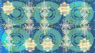 Kar taneleri koleksiyonu. Raster mavisi, nötr ve bej kar tanelerinden izole edilmiş. Güzel bir kış süsü. Raster illüstrasyonu.