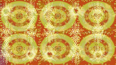 Kar tanesi renkli desen. Renk arka plan üzerinde izole soyut kar taneleri ile düz tasarım. Raster kar taneleri arka plan. Raster resim. Snowflakes desen.