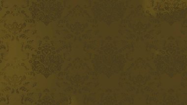 Güzel çiçek deseni. Kahverengi ve yeşil renkli çiçekler. Renkli Bahar Teması eskiz kalıbı. Düz Çiçek Elementleri Tasarımı.