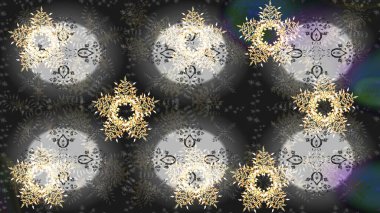 Düz renkli arka plan üzerinde izole kar taneleri tasarımı. Kar tanesi süs desen. Kar taneleri arka plan. Snowflakes desen. Raster illüstrasyon.