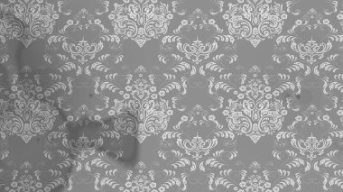 Fantezi çiçekli eskiz deseni, doğal duvar kağıdı, çiçek desenli kıvrım çizimi. Paisley el çizimi elementler. Ev dekoru.