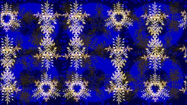 Kar Tanesi Mozaik ikonu. Grafiksel element dekorasyonu. Düz dizayn. Raster illüstrasyonu. Siluet kar tanecikleri izole edilmiş renkler. Sembol kışı, donmuş, Noel, yeni yıl tatili.