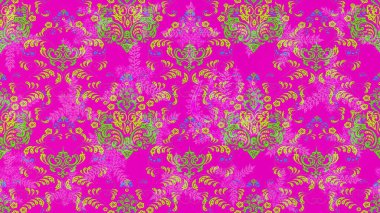 Küçük çiçekte güzel bir desen. Küçük renkli çiçekler. Moda baskıları için zarif bir şablon. Robot resim. Çiçekli bahar çiçekleri. Motley illüstrasyonu.