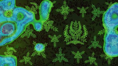 Kar tanesi süsleme deseni. Kar taneleri arka planda. Renkli arka planda izole edilmiş kar tanelerinin düz tasarımı. Kar taneleri deseni. Raster illüstrasyonu.