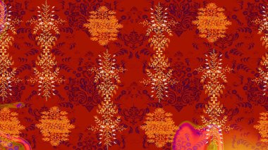 Şirin çiçek elementleri. Renkli Bahar Teması eskiz kalıbı. Düz Çiçek Elementleri Tasarımı. Raster illüstrasyonu. Çizim deseni Modaya uygun kumaş deseni.